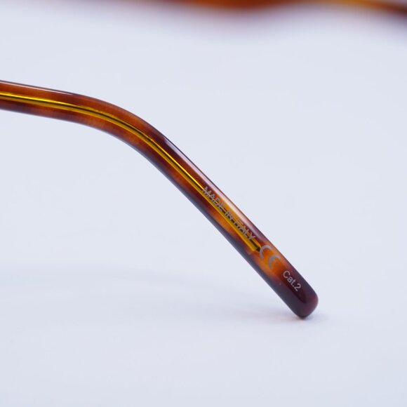 Saint Laurent SL334 003 Sunglasses Havana Aviator Frame, Green Lenses - Picture 7 of 10